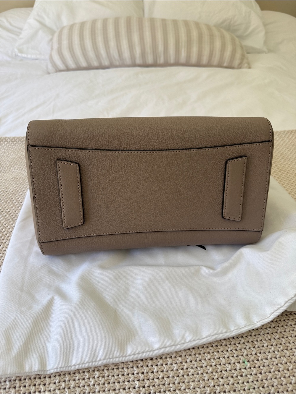 Givenchy Small Leather Satchel in Taupe Beige - Picture 4 of 4